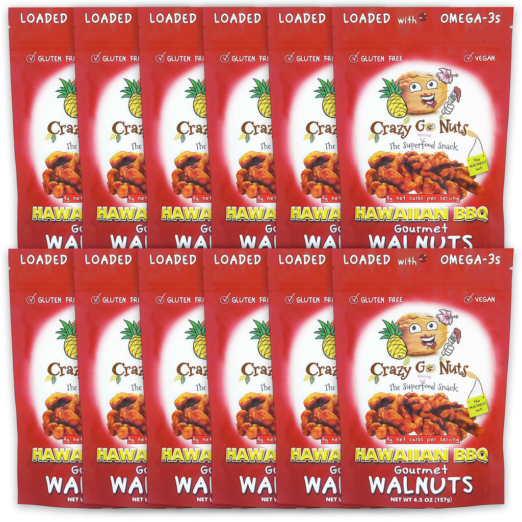 4.5 oz. Hawaiian BBQ Walnut Snacks CASE OF 12