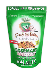 A bag of rosemary pink salt walnut snacks