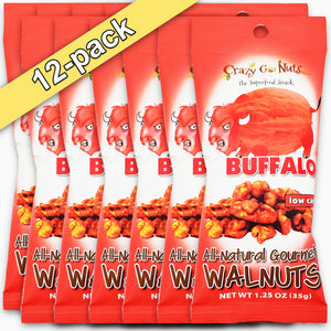 12 bags of buffalo seasoned walnut snacks