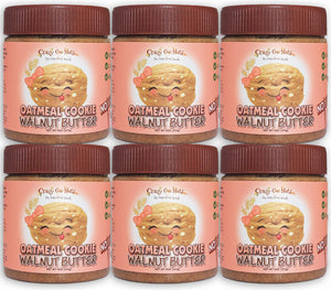 6 jars of oatmeal cookie walnut butter