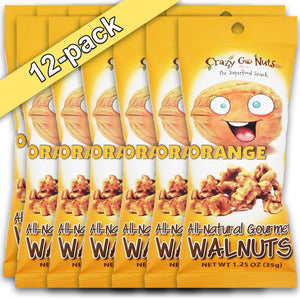 12 bags of orange walnut snacks